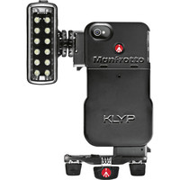 Бампер iPhone с LED прибором и штативом MANFROTTO MKPL120KLYP0 Acc. KLYP CASE + ML120 + POCKET